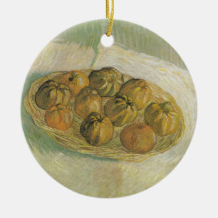 Décoration En Céramique Van Gogh Panier de Pommes - Nature Morte Classique