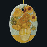 Décoration En Céramique Van Gogh Sunflowers<br><div class="desc">Vincent Van Gogh - Vase avec 12 tournesols.</div>