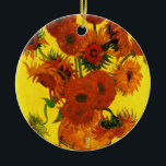 Décoration En Céramique Vase Still Life avec 15 tournesols Vincent van Gog<br><div class="desc">Still Life : Vase avec Quinze Tournesols par Vincent van Gogh est un post impressionnisme d'art vintage encore vie peinture florale. Un beau bouquet de tournesols jaune et orange frais coupés d'un jardin d'été en pleine floraison. À propos de l'artiste : Vincent Willem van Gogh (1853-1890) fut l'un des peintres...</div>