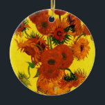 Décoration En Céramique Vase Still Life avec 15 tournesols Vincent van Gog<br><div class="desc">Still Life : Vase avec Quinze Tournesols par Vincent van Gogh est un post impressionnisme d'art vintage encore vie peinture florale. Un beau bouquet de tournesols jaune et orange frais coupés d'un jardin d'été en pleine floraison. À propos de l'artiste : Vincent Willem van Gogh (1853-1890) fut l'un des peintres...</div>