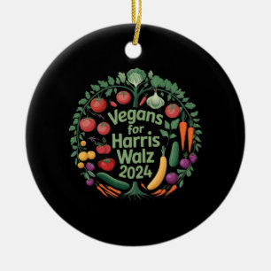 Décoration En Céramique Vegans for Harris Waltz 2024 Montrez votre soutien