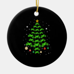 Décoration En Céramique Vélo De Chemin Arbre De Noël Drôle Cadeau De Noël