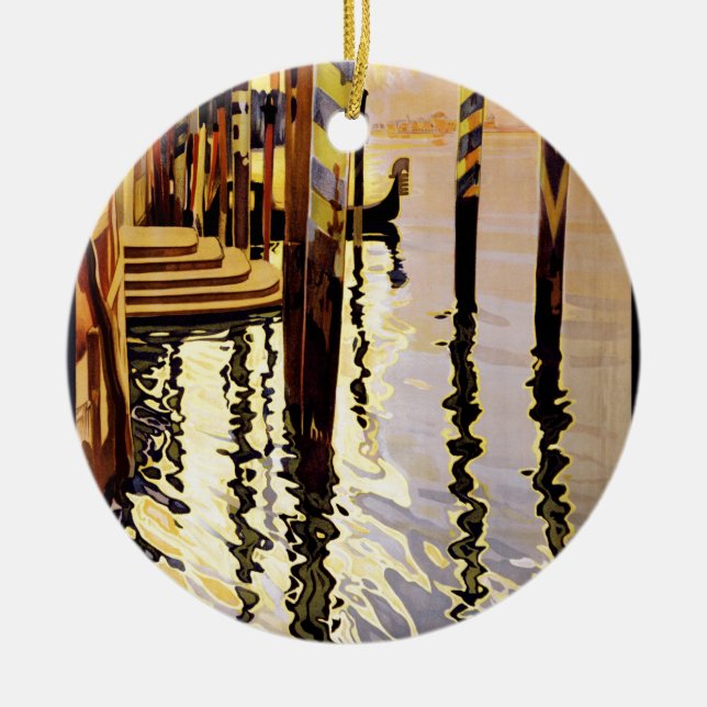 Décoration En Céramique Venise et le Lido (Devant)