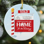 Décoration En Céramique Vente de Noël immobilier<br><div class="desc">Vendu Vendre Immobilier Noël ornement est un moyen amusant et festif d'envoyer des voeux de vacances à vos clients. Des cartes de Noël assorties sont disponibles. Customisez avec votre logo et vos noms.</div>