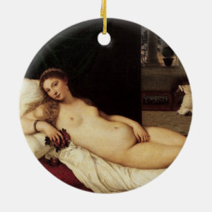 Décoration En Céramique Vénus d'Urbino Titien 1538 Venise
