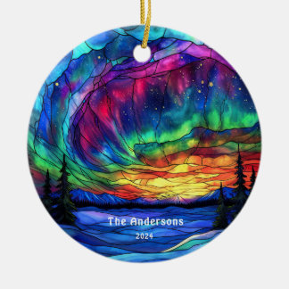 Décoration En Céramique Verre à rideau personnalisé Regardez les aurores b
