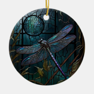 Décoration En Céramique Verre tendu Dragonfly Douche rideau