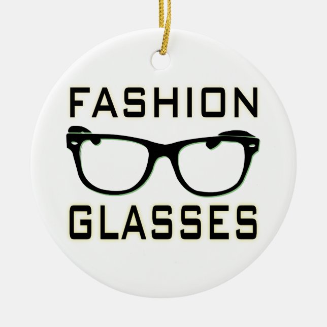 Décoration En Céramique Verres de mode (Devant)