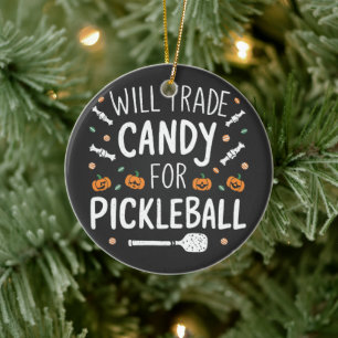 Décoration En Céramique Verront Des Bonbons Pour Le Pickleball Éffrayant H
