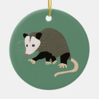 Vert clair personnalisé par opossum mignon