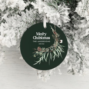 Décoration En Céramique Vert moderne élégante aquarelle céramique botaniqu