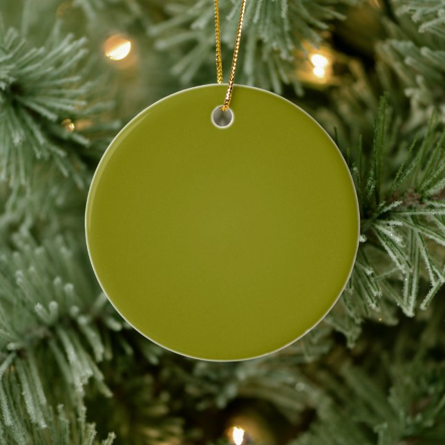 Décoration En Céramique Vert olive classique (Arbre)