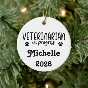 Décoration En Céramique Vétérinaire Personnalisé En Cours 