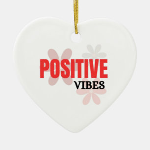 Décoration En Céramique Vibrations Positives – Énergie Bonne Fleur Inspira