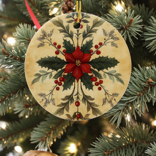 Décoration En Céramique Victorien rustique personnalisé pour la famille