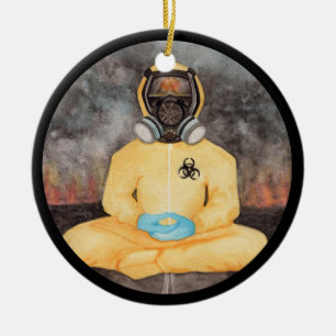 Décoration En Céramique Vidéo de Noël Personalisé Biodanger Cer