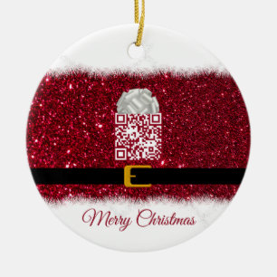 Décoration En Céramique Vidéo familiale et photo-Noël-unique