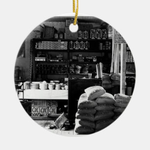 DÉCORATION EN CÉRAMIQUE VIEILLE ÉPICERIE GÉNÉRALE