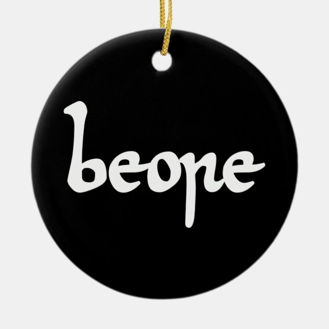 Décoration En Céramique Vielle bière anglaise (Devant)