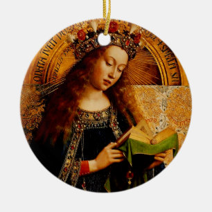 Décoration En Céramique Vierge Marie par Jan van Eyck