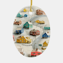 Village d'hiver cosy Art