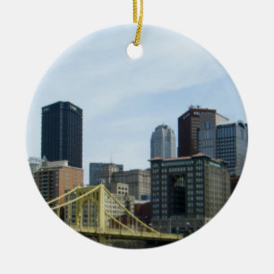 Décoration En Céramique Ville de Pittsburgh de ponts