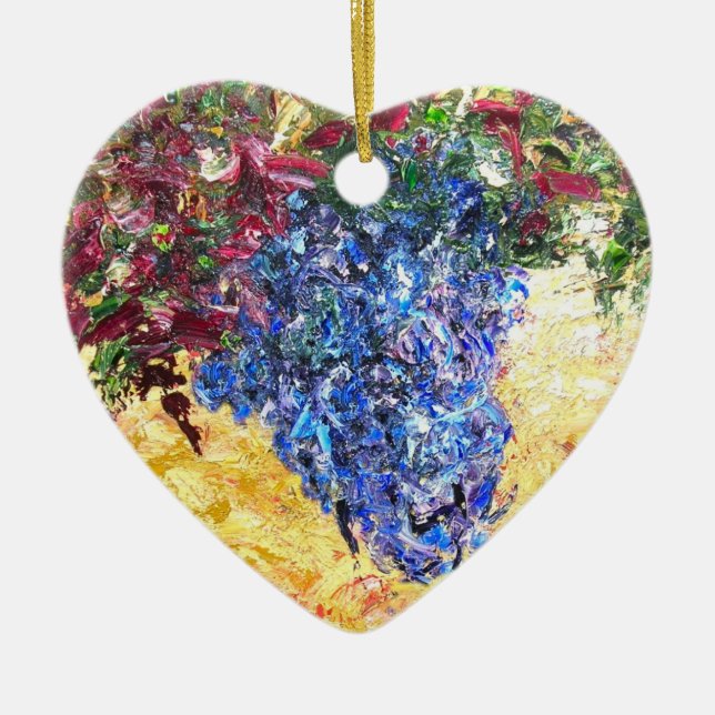 Décoration En Céramique Vin de vigne (Devant)