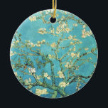 Décoration En Céramique Vincent van Gogh Blossomong Aramande<br><div class="desc">Vincent van Gogh. Arbre aux amandes de Blossomong. Branche d'amandiers en fleurs. Branches d'amande avec fleurs roses sur un arrière - plan bleu. Reproduction d'oeuvres d'art célèbres dans le domaine public.</div>