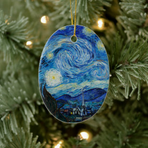 Décoration En Céramique Vincent Van Gogh La Nuit étoilée