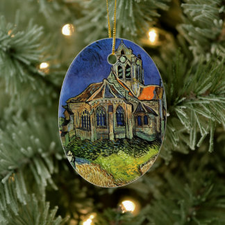 Décoration En Céramique Vincent van Gogh - L'église d'Auvers