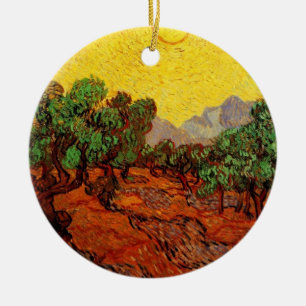Décoration En Céramique Vincent van Gogh Olive Trees