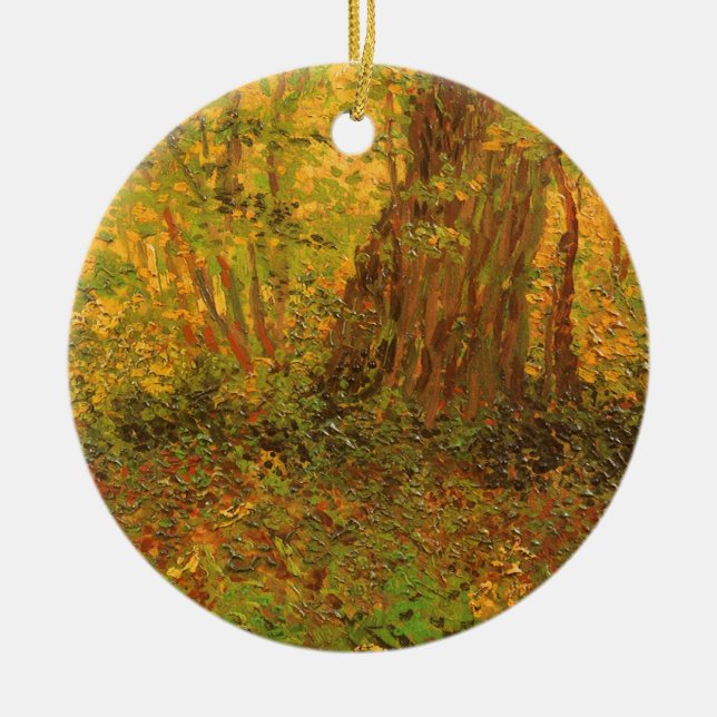 Décoration En Céramique Vincent van Gogh - Sous-bois (Devant)