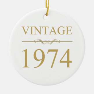 Décoration En Céramique Vintage 1974 50e anniversaire