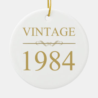 Décoration En Céramique Vintage 1984 40e anniversaire