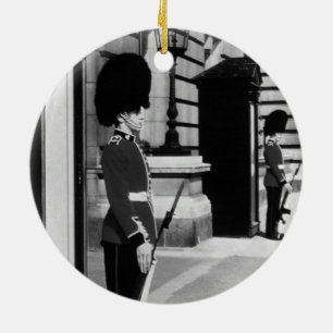 Décoration En Céramique Vintage Angleterre London sentry à Buckingham 1970