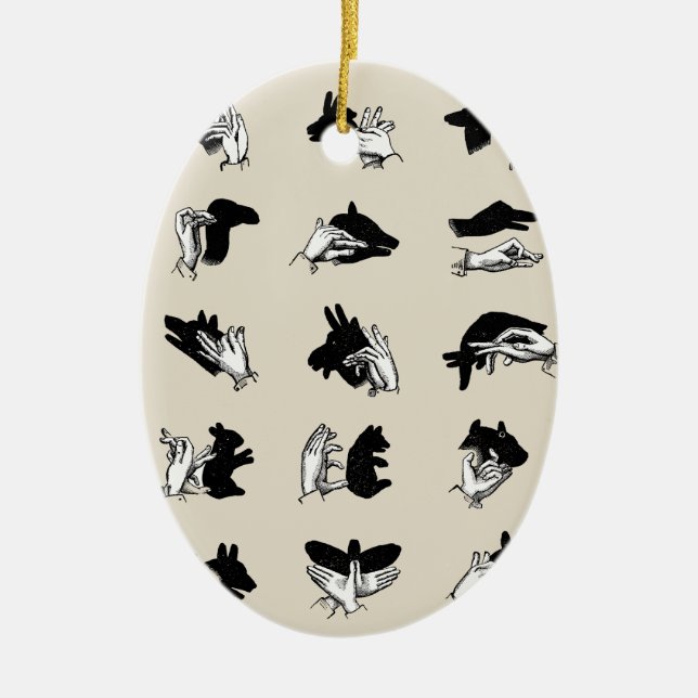 Décoration En Céramique Vintage Hand (Devant)