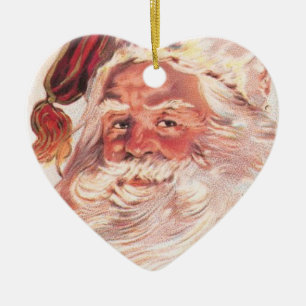 Décoration En Céramique Vintage Noël Père Noël