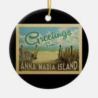 Vintage voyage de plage Anna Maria Island