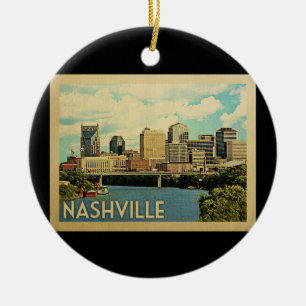 Décoration En Céramique Vintage voyage du Tennessee de Nashville