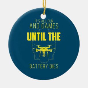 Décoration En Céramique Voler Drone Est Mon Jeu