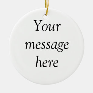 Décoration En Céramique Votre message ici ajoutez le nom du texte image ci