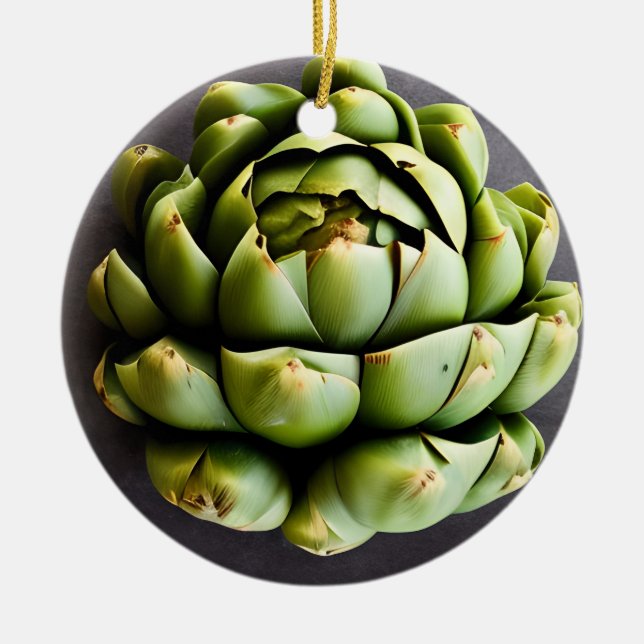 Décoration En Céramique Vous avez un bon coeur | Funny Artichoke Pun (Devant)