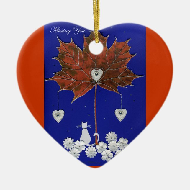 Décoration En Céramique Vous manquer (Devant)