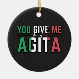 Décoration En Céramique Vous Me Donnez Agita Stunad Et Agita Cadeaux Humou