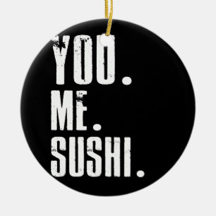 Décoration En Céramique Vous Moi, Sushi Amateur De Nourriture
