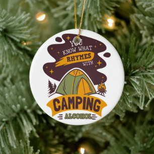 Décoration En Céramique Vous Savez Ce Qui Récit Avec L'Alcool Camping