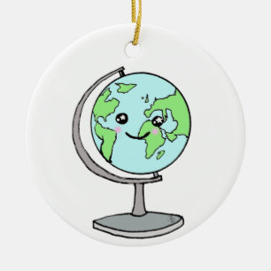 Décoration En Céramique Voy a dar la vuelta al mundo