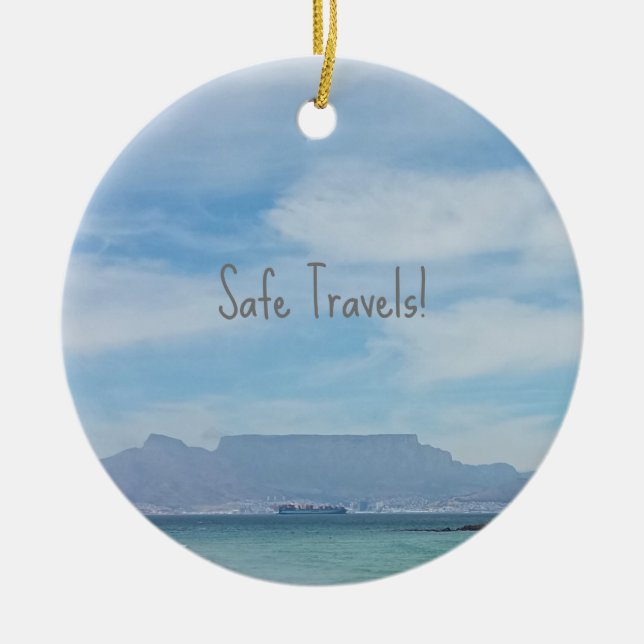 Décoration En Céramique Voyages sûrs au Cap (Devant)