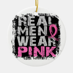 Décoration En Céramique Vrai rose de vêtements pour hommes de cancer du
