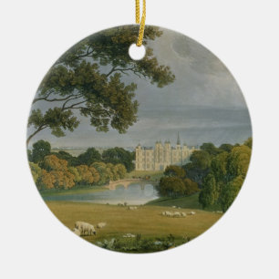 Décoration En Céramique Vue de la Chambre de Burghley, siège du marquis